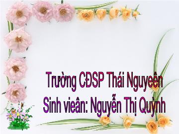 Bài giảng Mầm non Lớp 5 tuổi - Đề tài: Một số loại rau - Nguyễn Thị Quỳnh