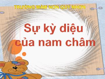 Sự kỳ diệu của nam châm