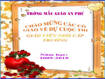 Bài giảng mầm non lớp lá - Chủ điểm Quê hương - Đất nước - Bác Hồ - Hoạt động: Làm quen văn học - Đề tài: thơ: 