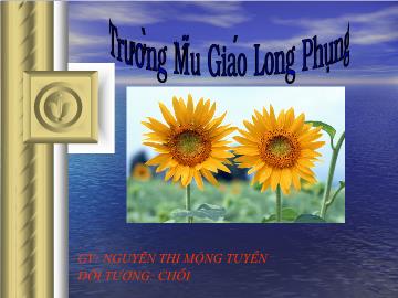 Bài giảng mầm non lớp lá - Động vật sống trong rừng