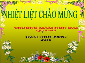 Bài giảng Mầm non lớp lá - Đề tài: Bác hồ kính yêu