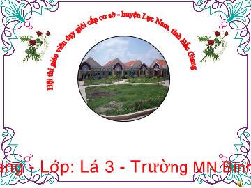 Bài giảng Mầm non lớp lá - Đề tài: Chú bộ đội hành quân trong mưa