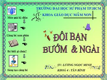 Bài giảng Mầm non lớp lá - Đôi bạn bướm và ngài