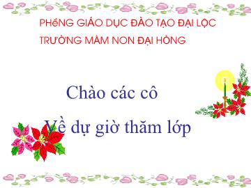 Bài giảng Mầm non lớp lá - Môn: Tạo hình - Đề tài: Vẽ mưa rơi